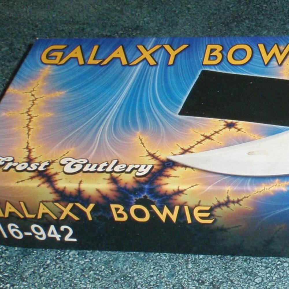 15" Galaxy Bowie Knife by Frost Cutlery 16-942 - BRAND NEW CHRISTMAS GIFT!